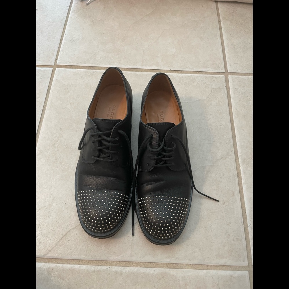 Gucci Margarett Studded Oxfords